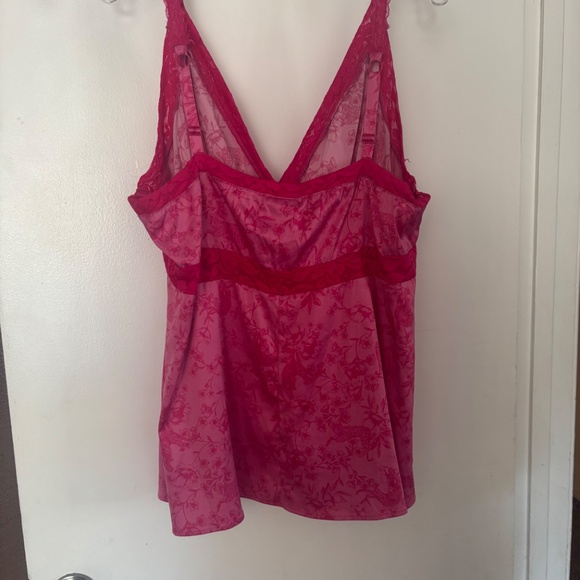 Like New Torrid X Betsey Johnson Pink Lace Cami Sz 2X - Picture 6 of 6